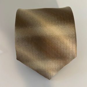 100% Silk Gold Tan Ombré Style Men’s Tie
